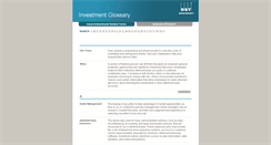 Desktop Screenshot of investmentterms.com